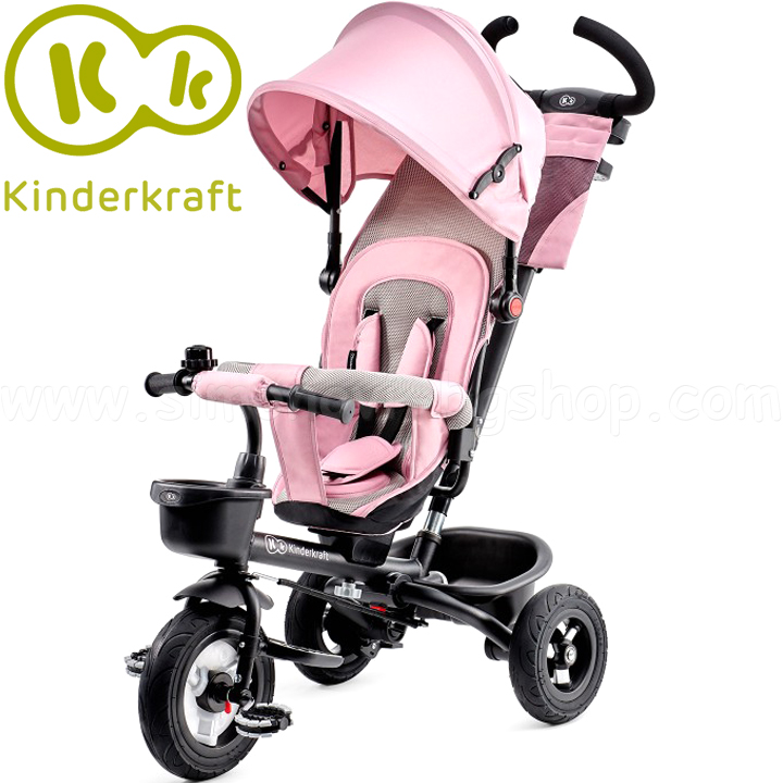 KinderKraft Aveo Kids Tricycle 3in1 Pink