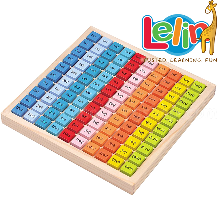 Lelin Toys Wooden multiplication table L10279