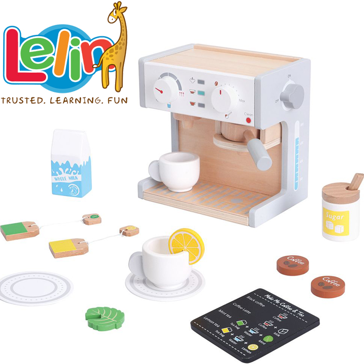Lelin Toys Children's wooden coffe maker L40216