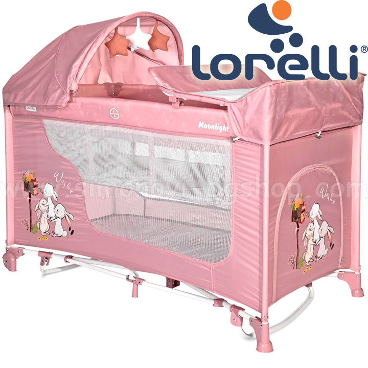 2022 Lorelli Classic Bunk Bed Moonlight Rocker Silver Blue Car 10080422154