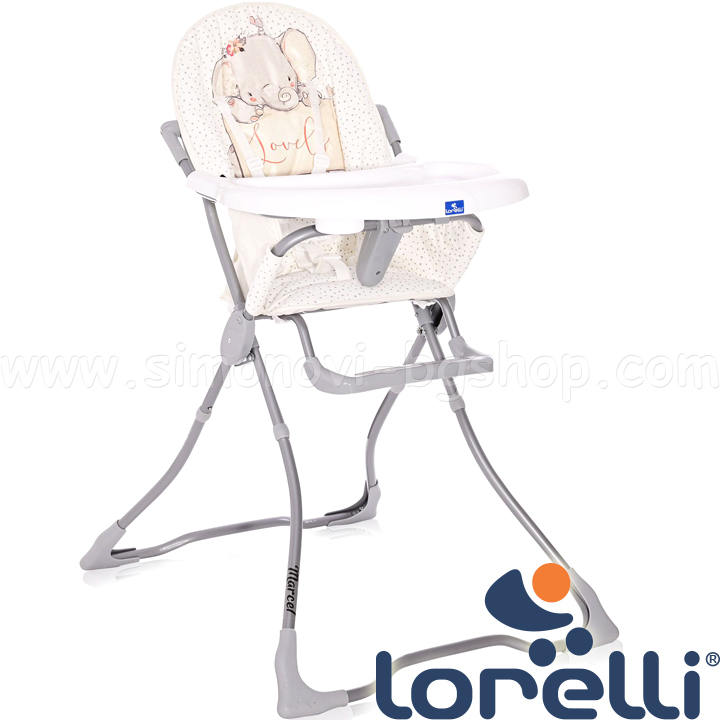 Scaun de masă clasic Lorelli Marcel Grey Elephant 100322126