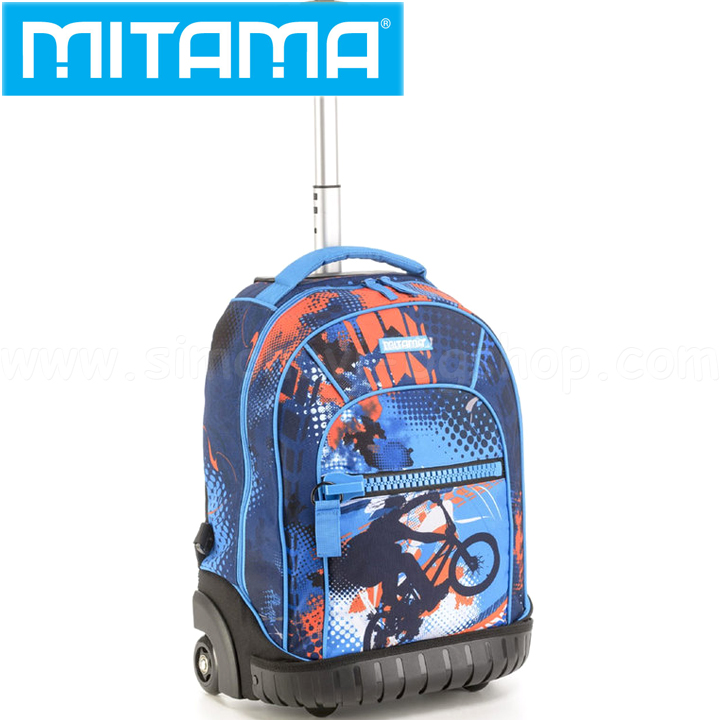 Mitama Trolley Run School backpack on wheels BMX 63254