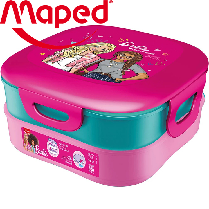 Maped Concept Kids Кутия за храна 3в1 Barbie 9871097 Maped Concept Kids Кутия за храна 3в1 Barbie 9871097