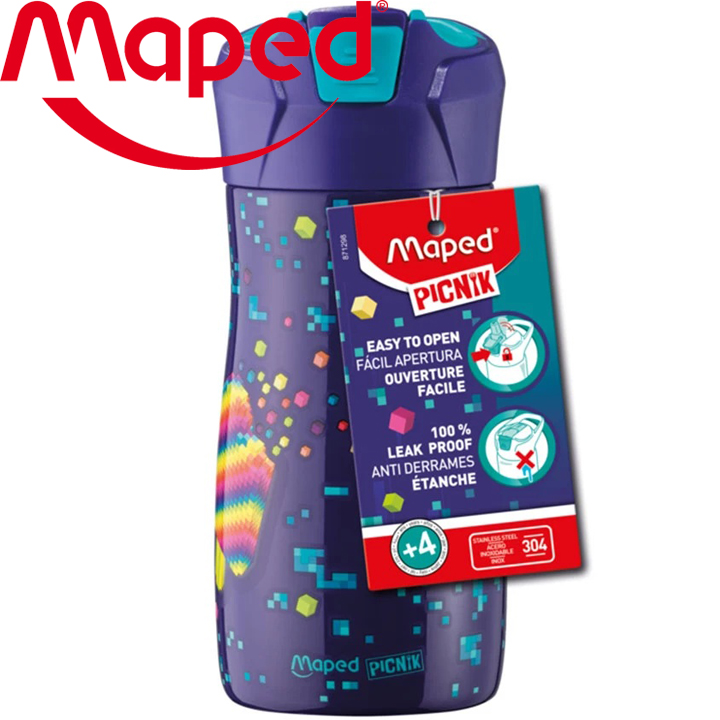 Maped Бутилка за вода 430ml. Picnik Concept Pixel Party Maped Бутилка за вода 430ml. Picnik Concept Pixel Party