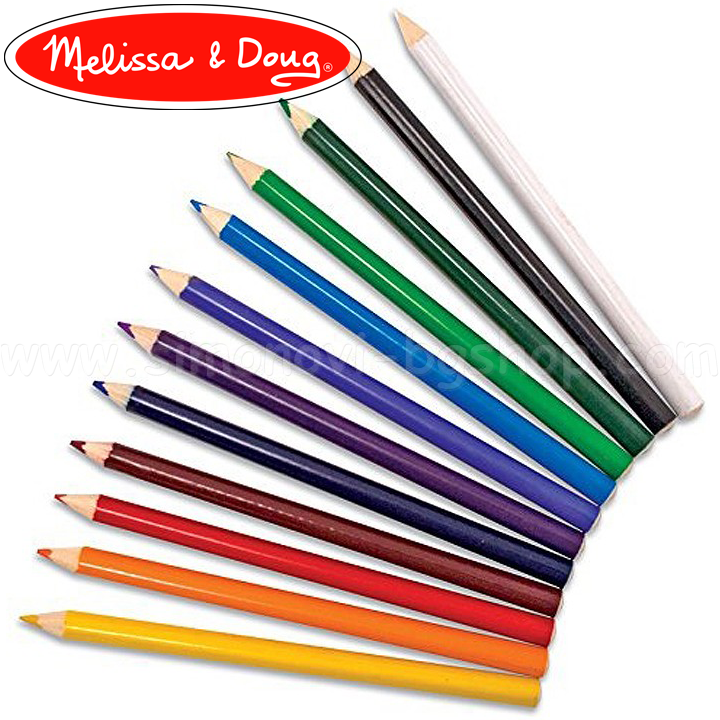 Melissa & Doug Pencils in 12 Colors 14119