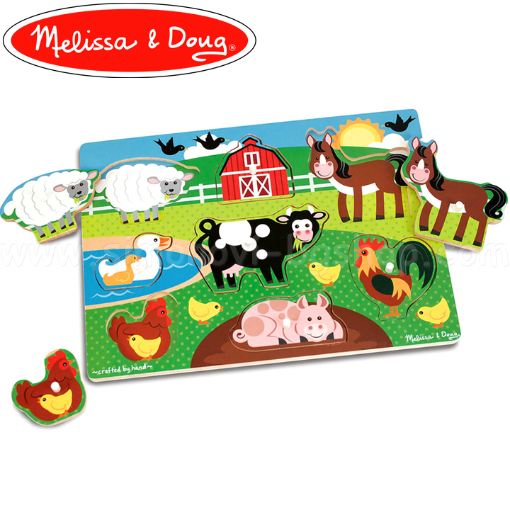 * Melissa & Doug Wooden Puzzle "Farm" 19050