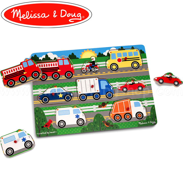 Melissa & Doug Wood Puzzle "Vehicles" 19051