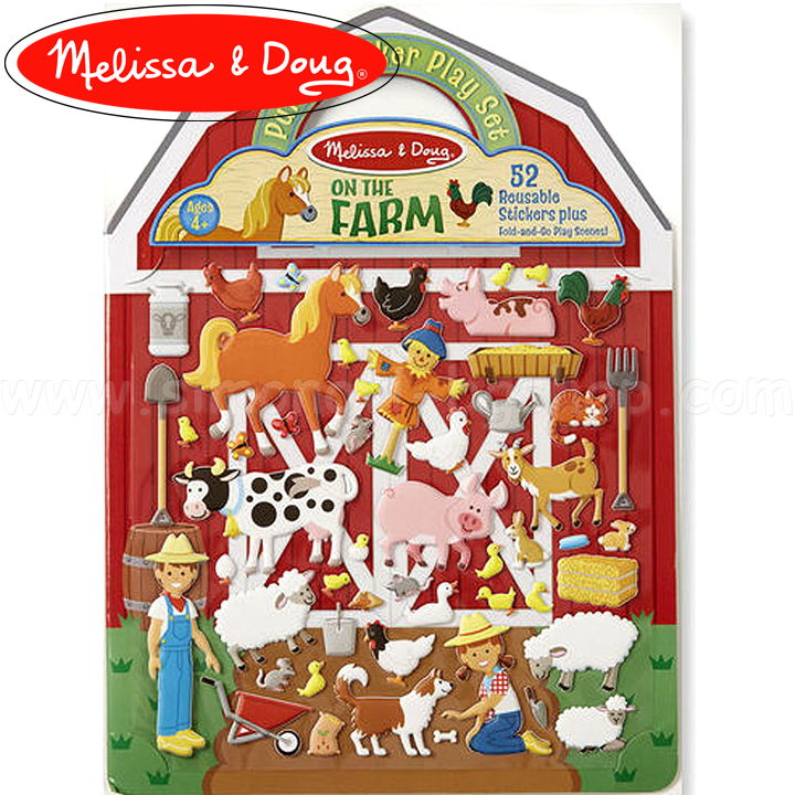 Melissa & Doug Stickers Puffy Farm 19408