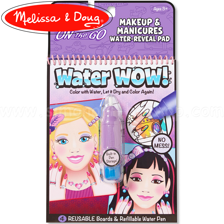 Melissa & Doug I can paint with water - makeup and manicure 19416