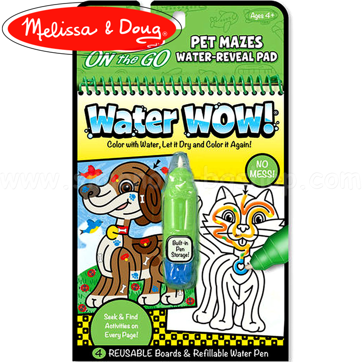 Melissa & Doug I can paint with water - pets 19484