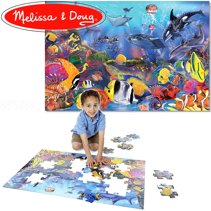 * Melissa & Doug Mosco Puzzle 48 piese 10427