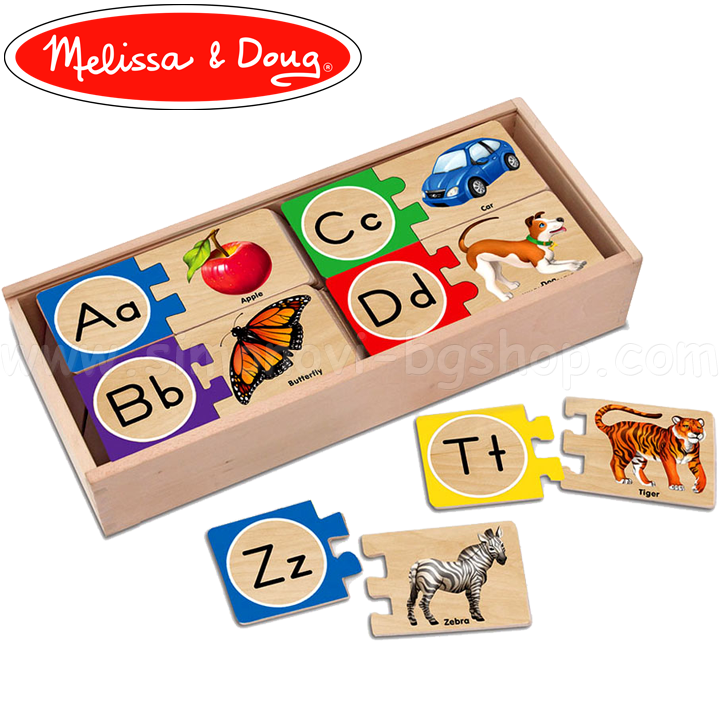 * Melissa & Doug Wooden Puzzle - Alphabet 12,541