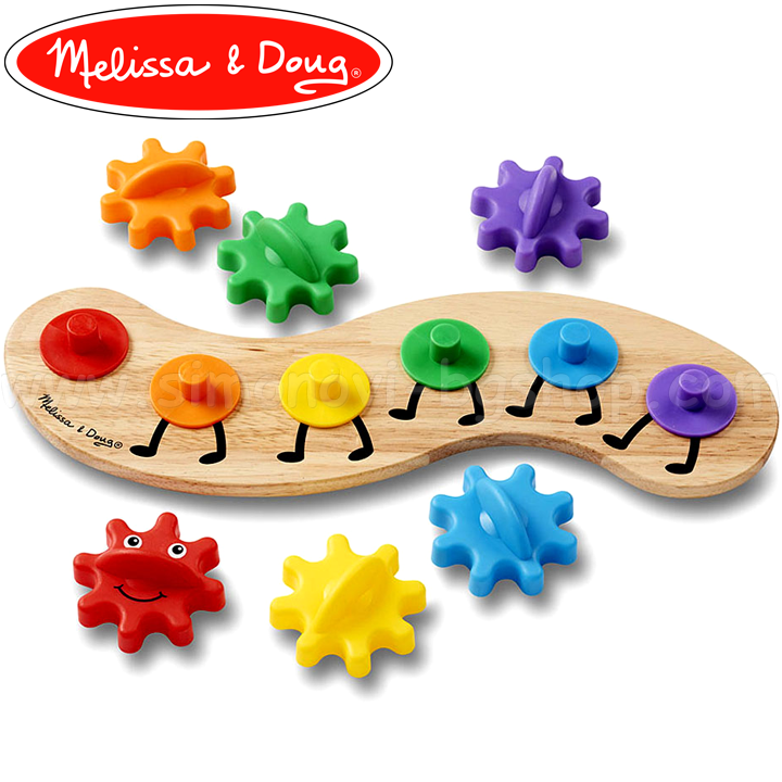 * Melissa & Doug Wooden centipede with mechanism 13084