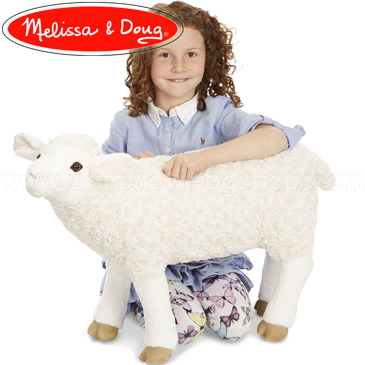 * Melissa & Doug Jucărie de pluș 58 cm Oaie 18265