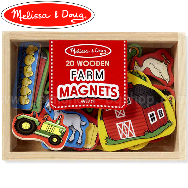* Melissa & Doug Wooden Magnets - Farm 19279