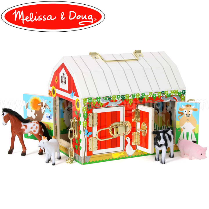 * Melissa & Doug House Farm servieta cu copci 12564
