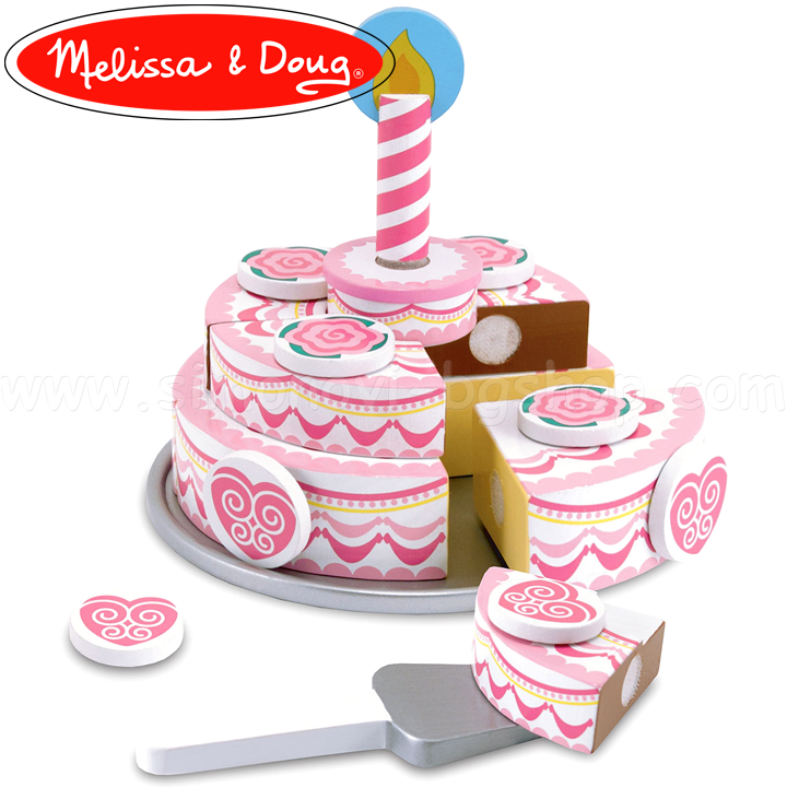 * Melissa & Doug din lemn 14069 tort