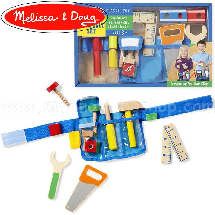 * Melissa & Doug Curea cu instrumente din lemn 15 174
