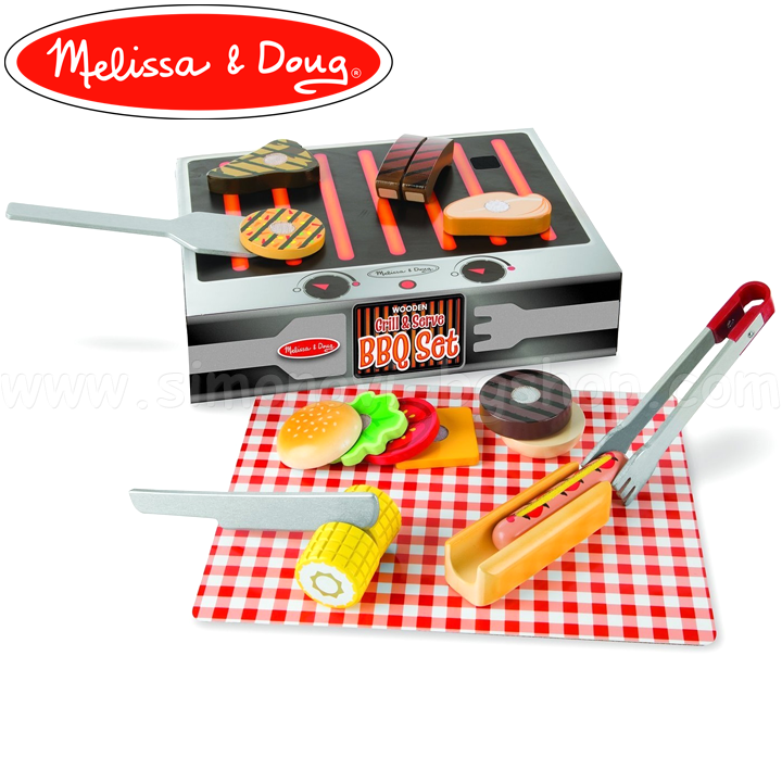 Melissa & Doug din lemn 19280 gratar