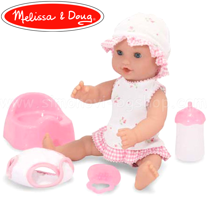 Melissa & Doug Baby Annie bottle, pacifier and pot 14880