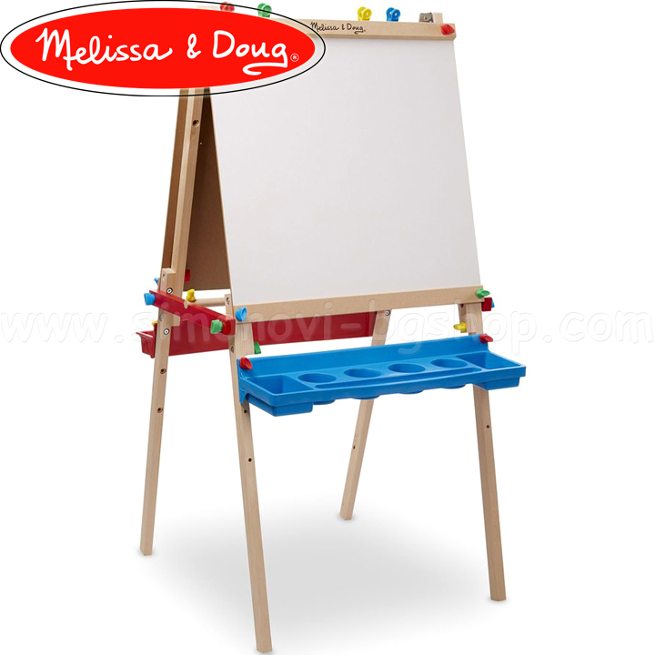 Melissa & Doug Wooden double-sided stationary board 11282