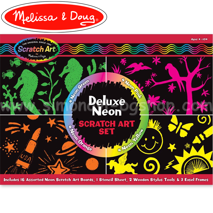 * Melissa & Doug Neon Set Delete and find 15980