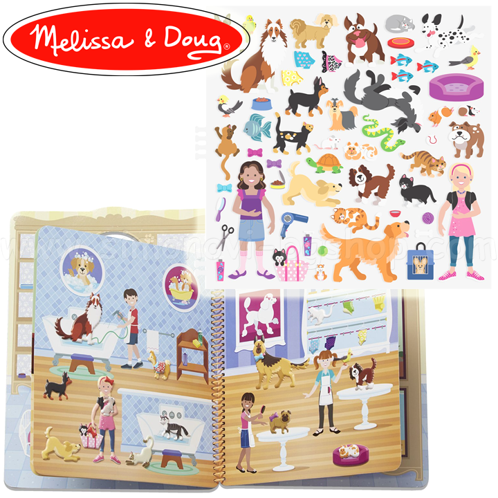 Melissa & Doug autocolante broșură PET 19429