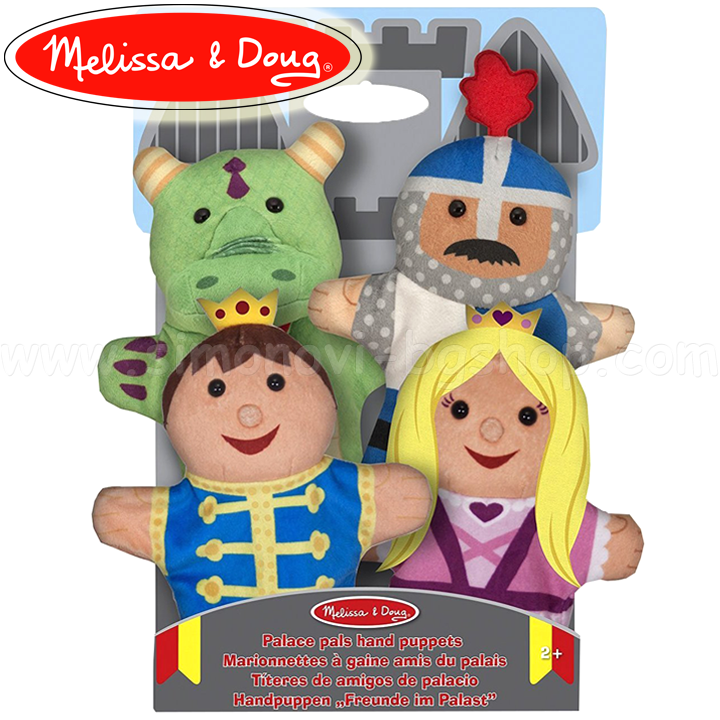 Melissa & Doug Teatrul de păpuși cu degetele Britanie 19082