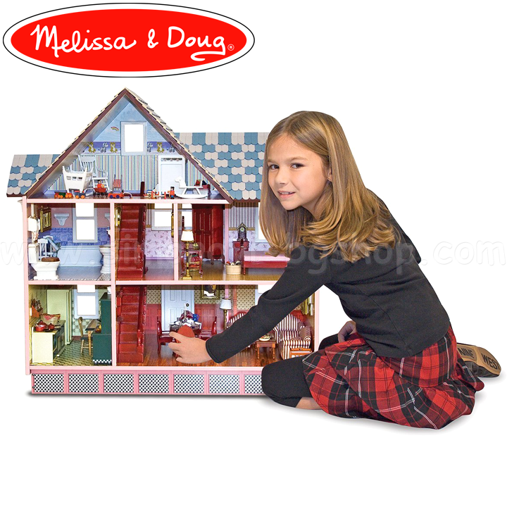 * Melissa & Doug Victorian Doll House 12580