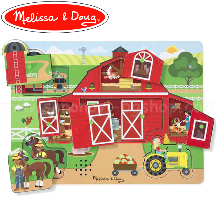 Melissa & Doug puzzle sounds around the farm 42800