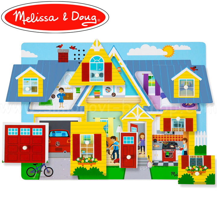 Melissa & Doug puzzle sounds around the house 10734