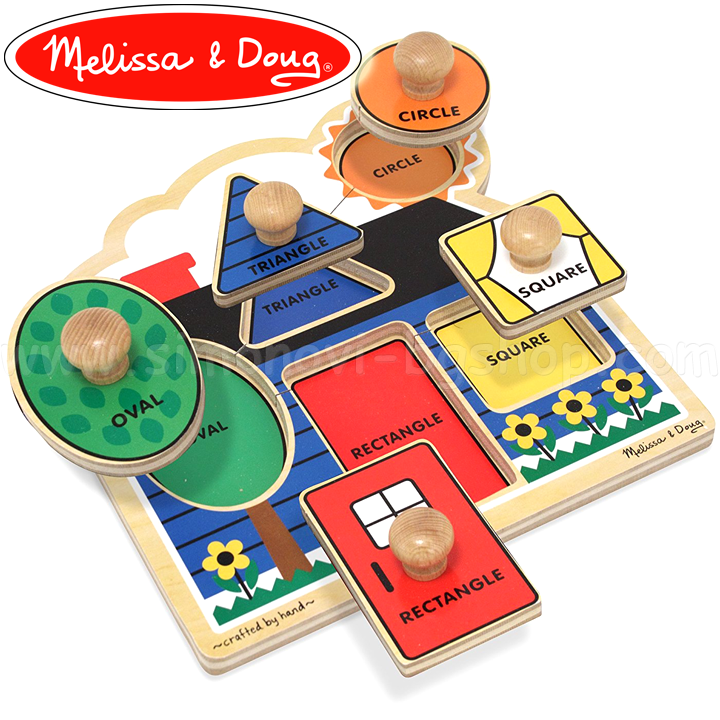 Melissa & Doug puzzle shapes 5h. 12053