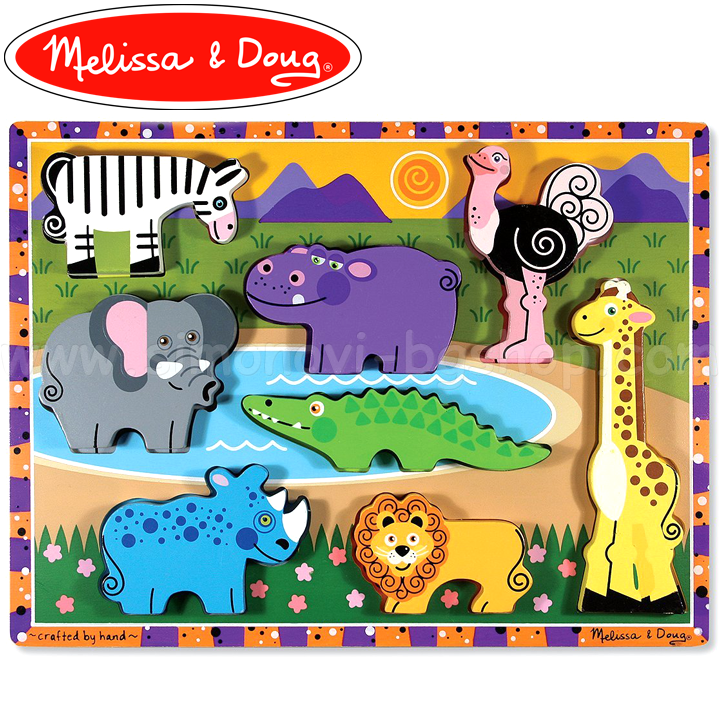 Melissa & Doug puzzle shapes 5h. 12053