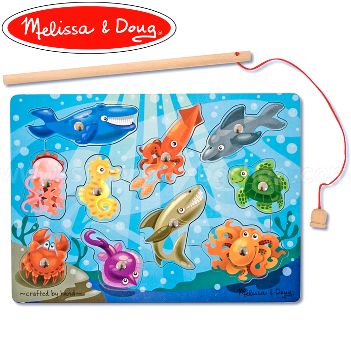 Melissa & Doug Puzzle Fishing Magnet 13 778