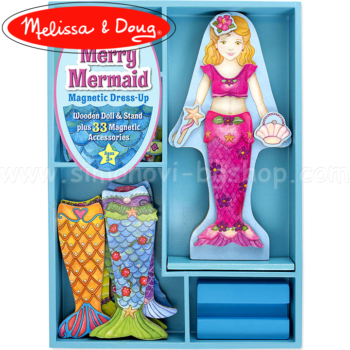 Melissa & Doug Mermaid with Magnetic Clothes 18601