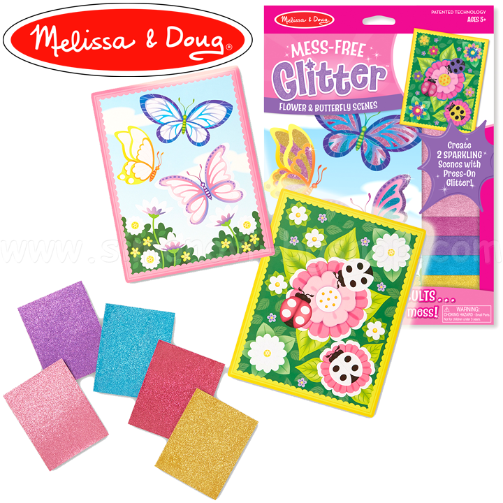 Melissa & Doug abțibilduri fluturi Brilliant 19511