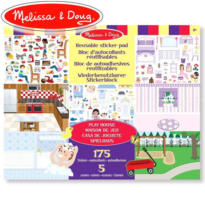 * Melissa & Doug Stickers game house 14197