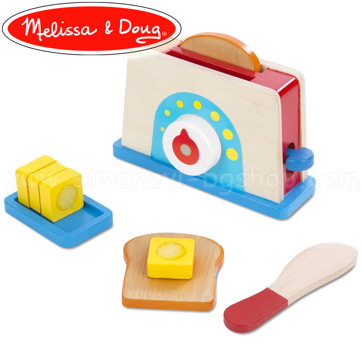 Melissa & Doug prăjitor de pâine din lemn 19344