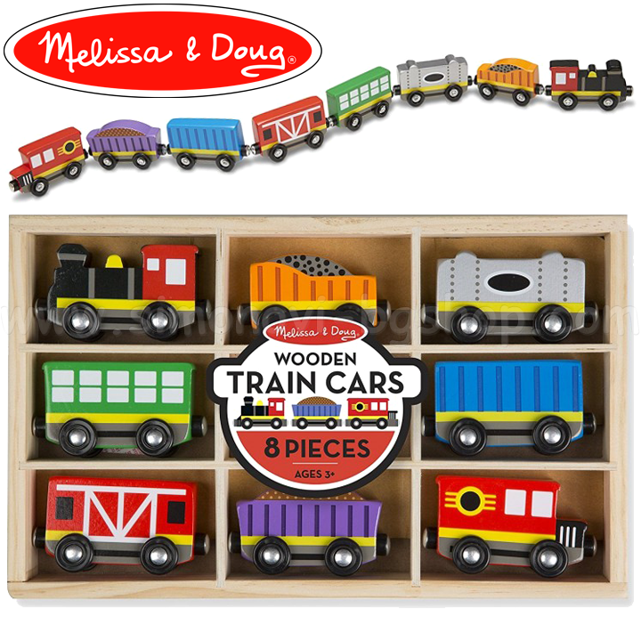 * Melissa & Doug Wooden Train Set 15186