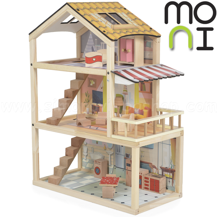 * Moni Wooden dollhouse NINA EV17