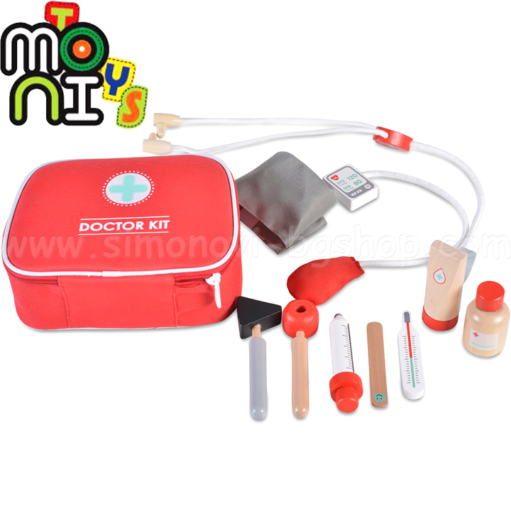 Moni Toys Wooden first aid kit 4501