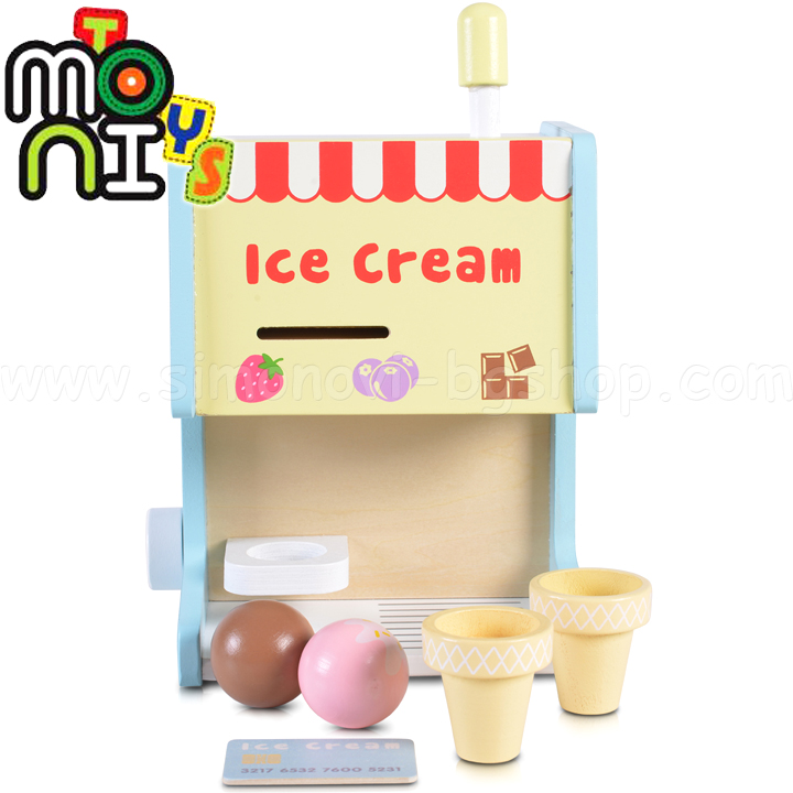 Moni Toys Wooden ice cream machine 4320
