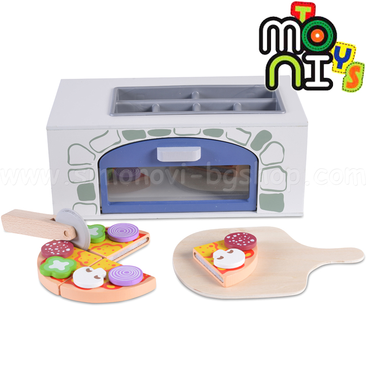 Moni Toys Wooden pizza oven 4333