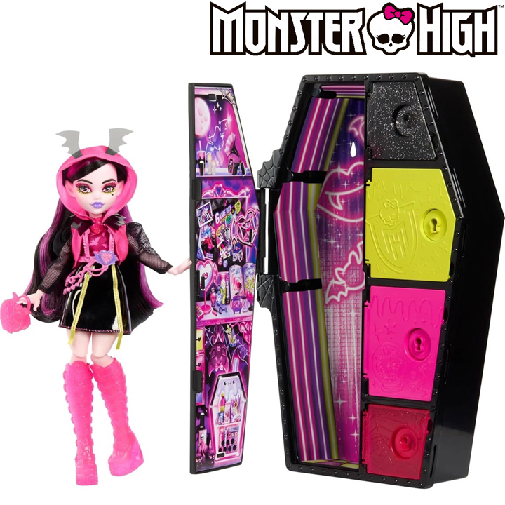 * 2024 MONSTER HIGH Draculaura  Skulltimate Secrets HNF78