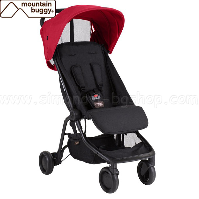 2014 Mountain Buggy - Stroller Nano Black/Bordo