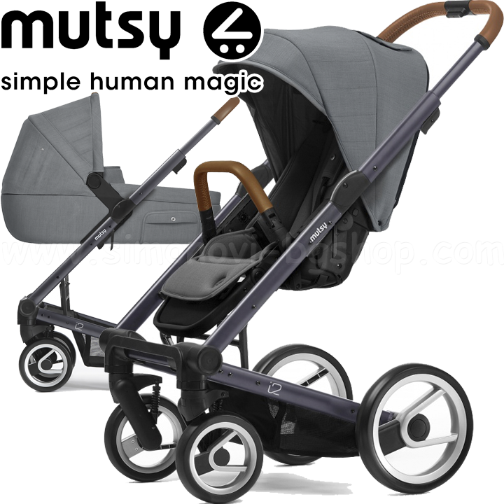 Mutsy 2in1 i2 Heritage Dark Grey Concrete