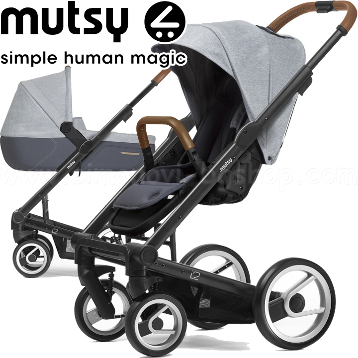 Mutsy 2in1 i2 Pure Black Cloud