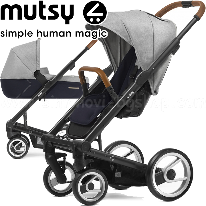 Mutsy 2in1 i2 Pure Black fog