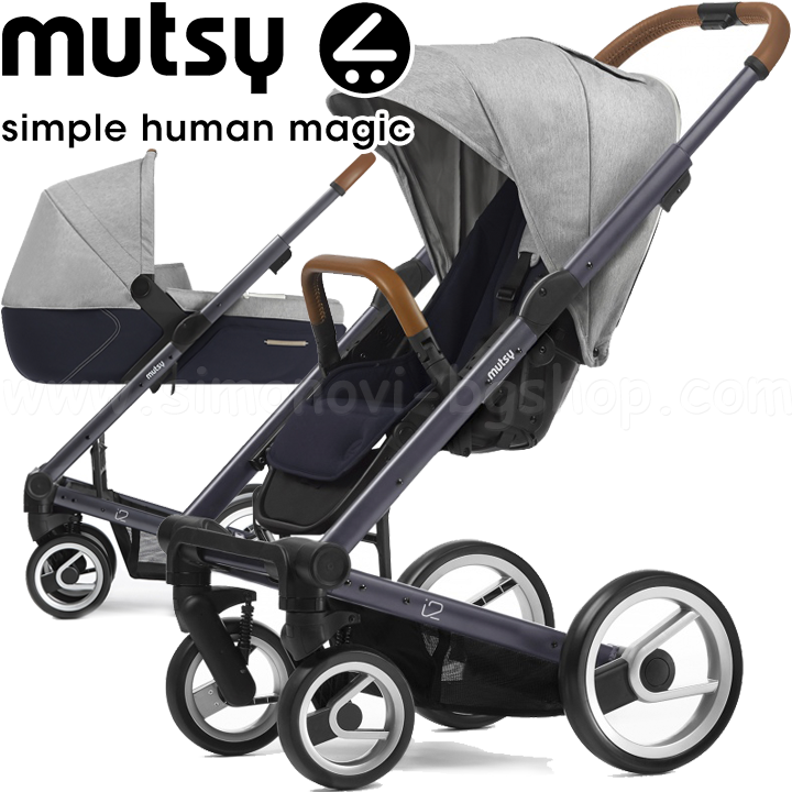 Mutsy 2in1 i2 Pure Dark Grey Fog