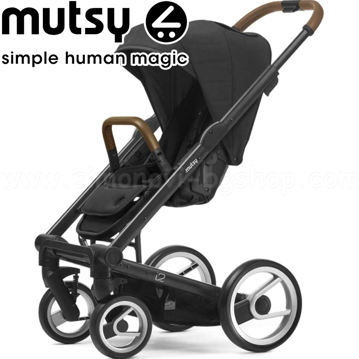 Mutsy Stroller i2 Heritage Black Black